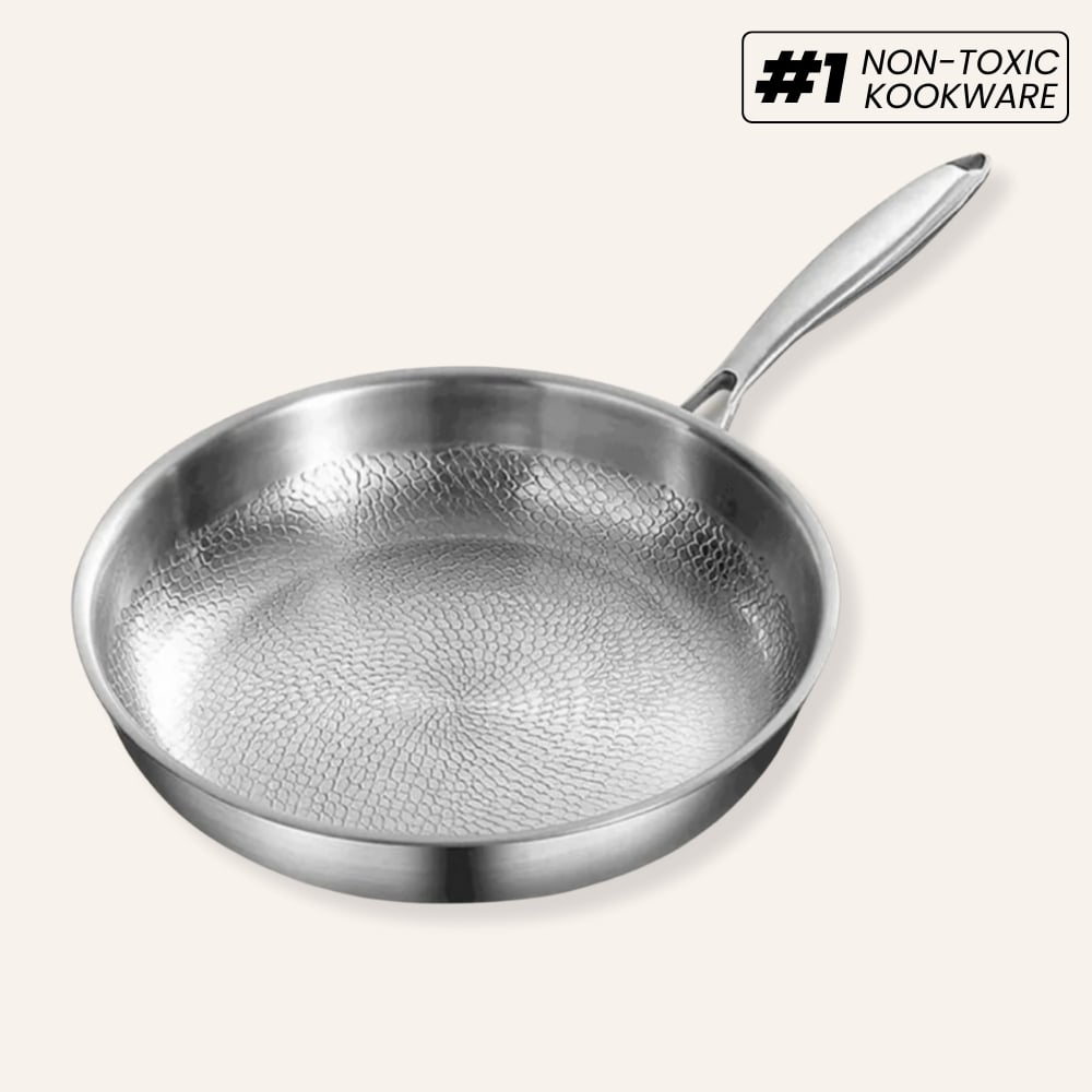 Titanium Kog & Forbered Bundtårn | Stegepande med Skærebræt Sæt